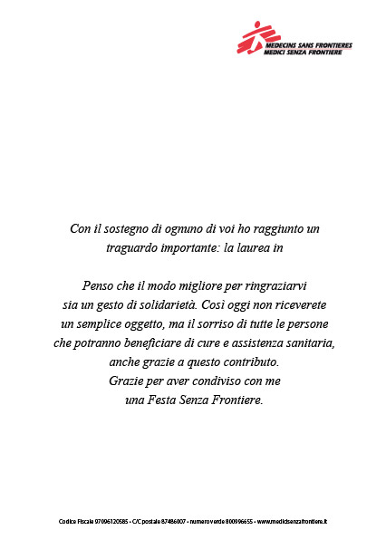 Pergamena Cartacea #MSF