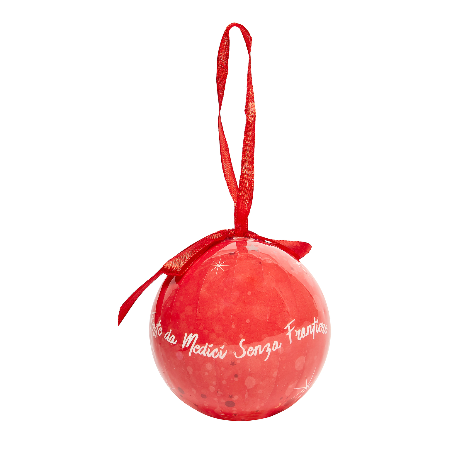 Regali Di Natale Solidali Medici Senza Frontiere.Regali Solidali Gadget Pallina Di Natale Msf 2019 Bottega Solidale Di Medici Senza Frontiere