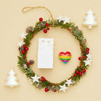 Cuore di pietra saponaria arcobaleno