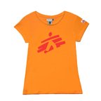 T-shirt donna ocra omino