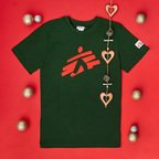 T-shirt unisex verde foresta Omino