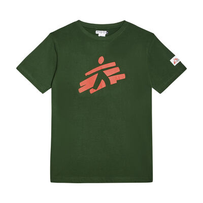 T-shirt unisex verde foresta Omino