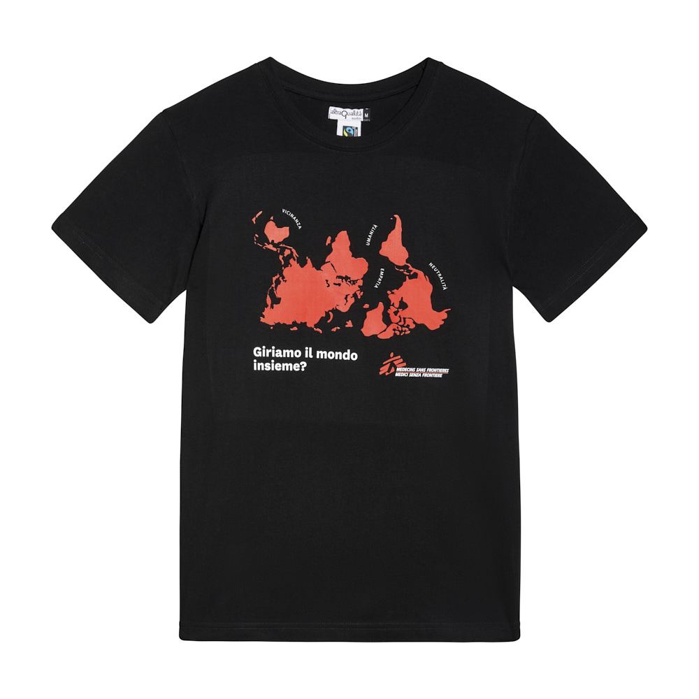 Wir Sind Hier Non IN Asilo Donna Divertente T-Shirt Maglietta