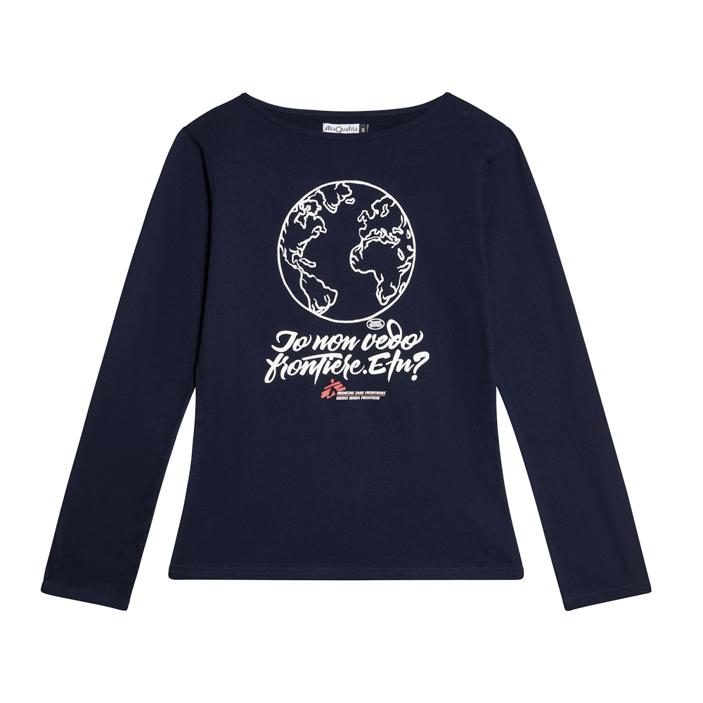 T shirt donna blu online