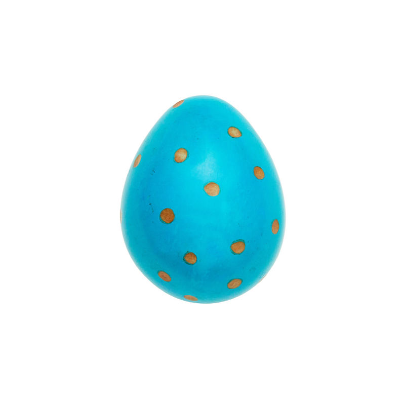 Uovo di pietra saponaria turchese