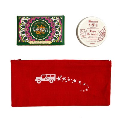 Kit regalo con sapone di Aleppo e crema mani