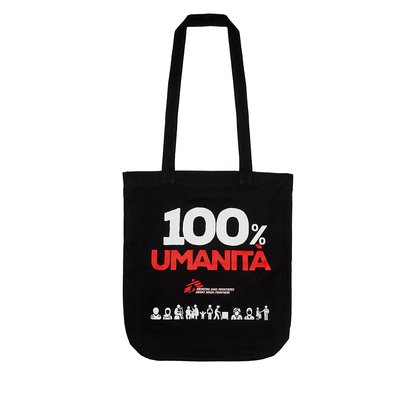 Shopper nera 100% Umanità