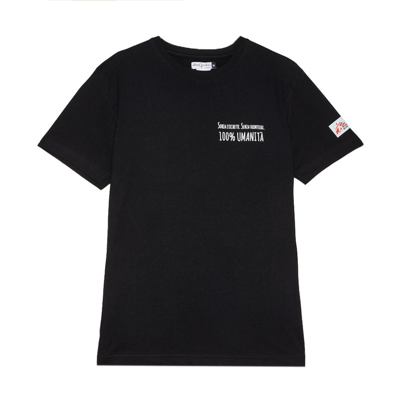 T-shirt unisex nera Senza Etichette