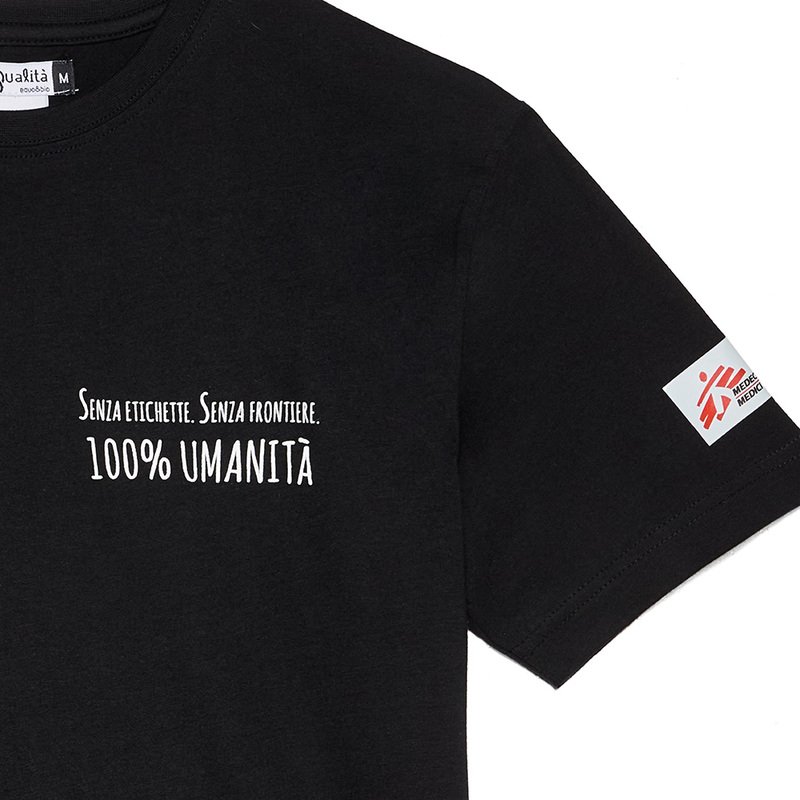 T-shirt unisex nera Senza Etichette