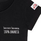 T-shirt donna nera Senza Etichette