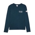 T-shirt unisex blu baltico manica lunga Senza Etichette