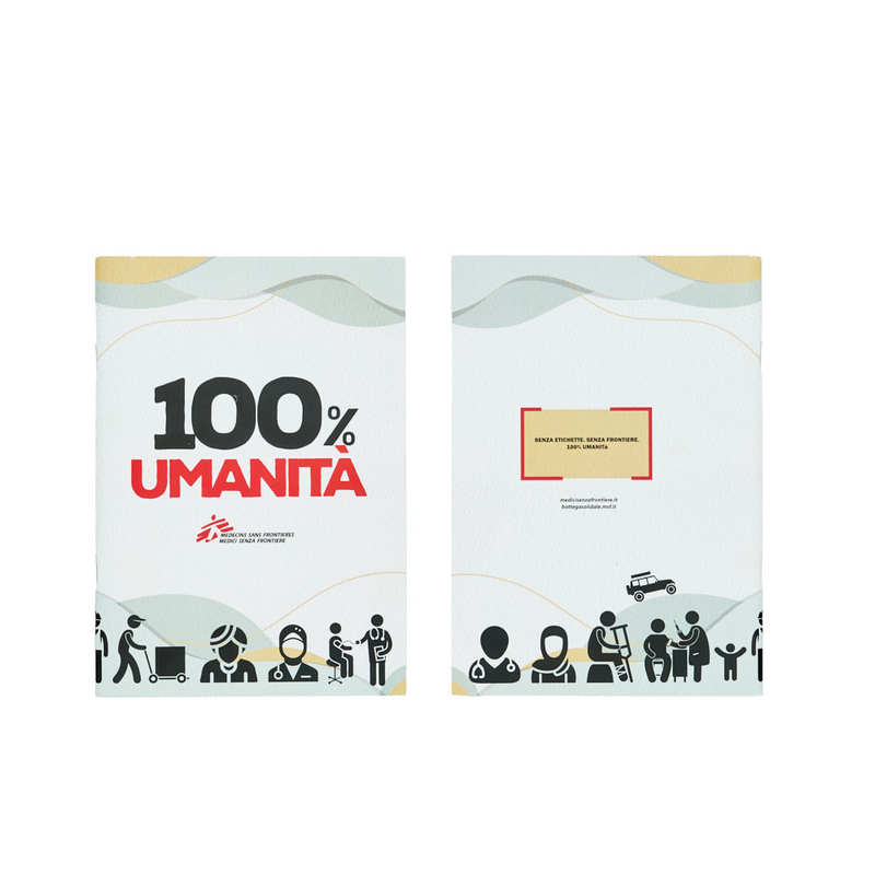 Quaderno A5 MSF 100% Umanità