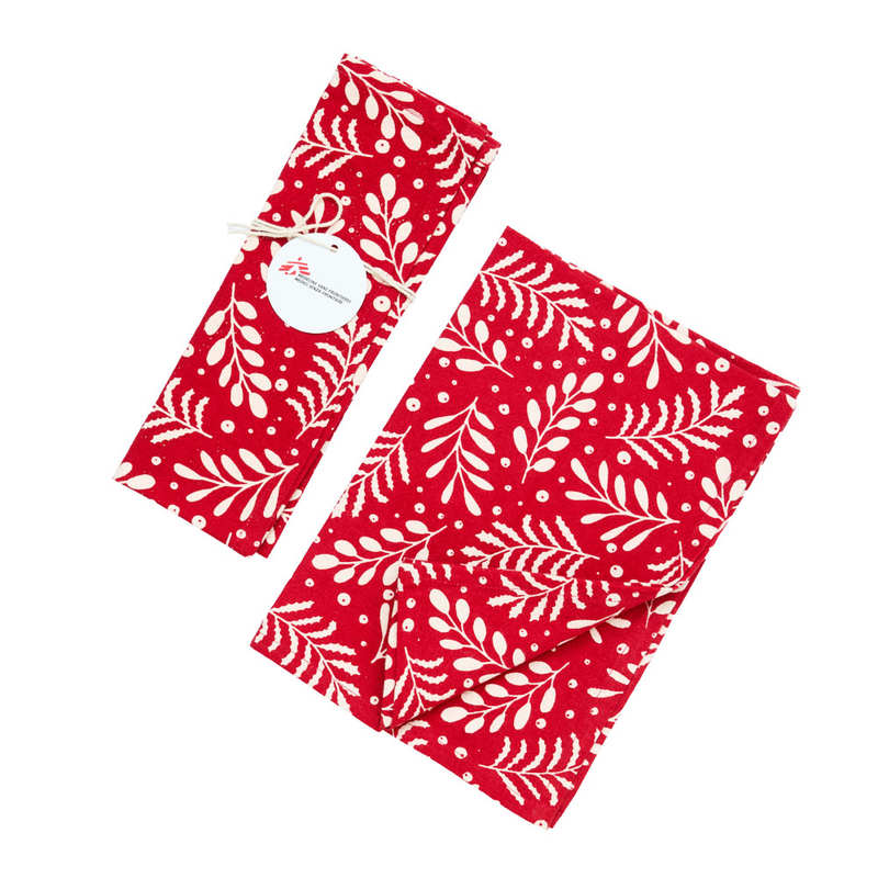 Set 2 tovagliette in tessuto Diwali