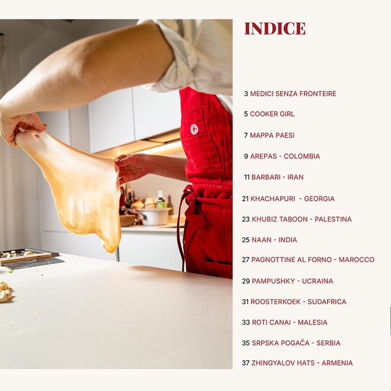 Pane senza frontiere. Ricette lontane per sentirci vicini. 
L’e-book con le ricette di Cooker Girl.
