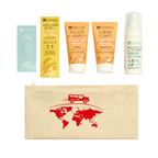 Kit regalo prodotti da viaggio con astuccio