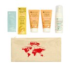 Kit regalo prodotti da viaggio con astuccio