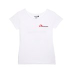 T-shirt donna bianca Io Amo senza frontiere