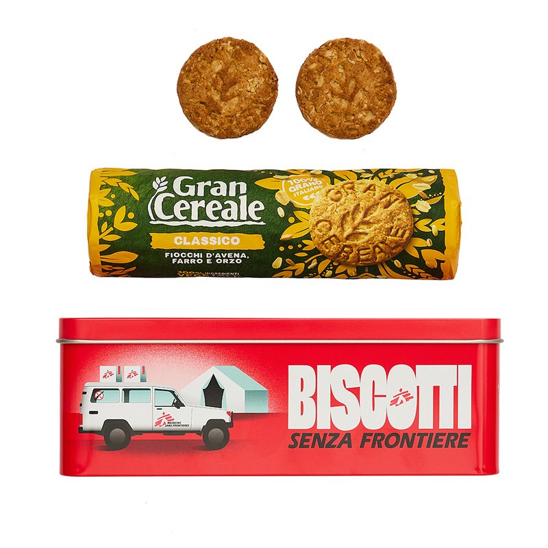Scatola Biscotti Senza Frontiere gusto classico




