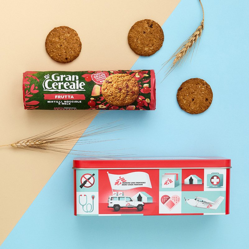  Scatola Biscotti Senza Frontiere alla frutta



