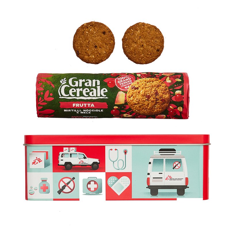  Scatola Biscotti Senza Frontiere alla frutta



