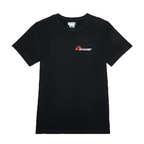 T-shirt unisex nera Io Amo senza frontiere