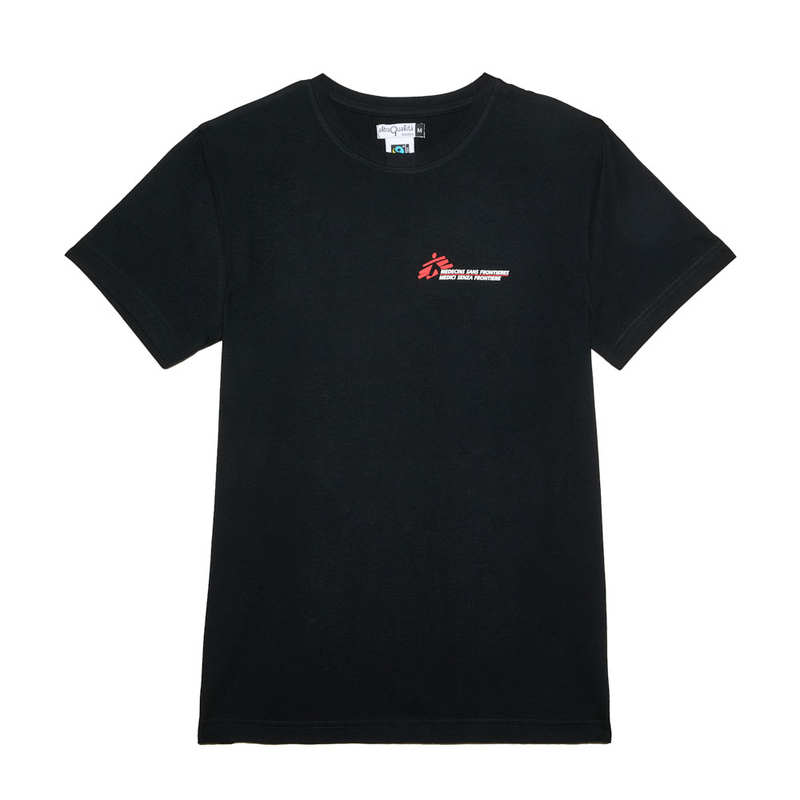 T-shirt unisex nera Io Amo senza frontiere