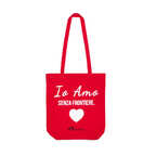 Shopper rossa Io Amo senza frontiere