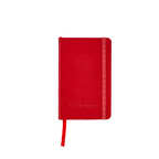 Taccuino con copertina rossa in carta di cotone