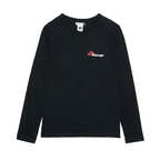 T-shirt unisex nera MSF manica lunga