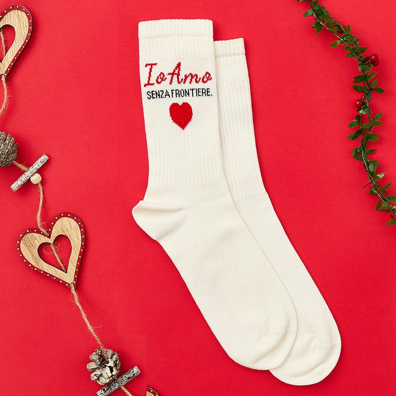 Calzini da tennis Io Amo senza frontiere