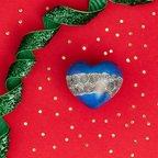 Cuore di pietra saponaria blu vertigo